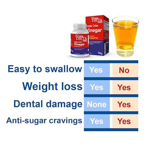 Reduce Abdominal Fat - Vinegar Capsules - Best for Weight Loss - Glucose Ni una dieta más Au supplements