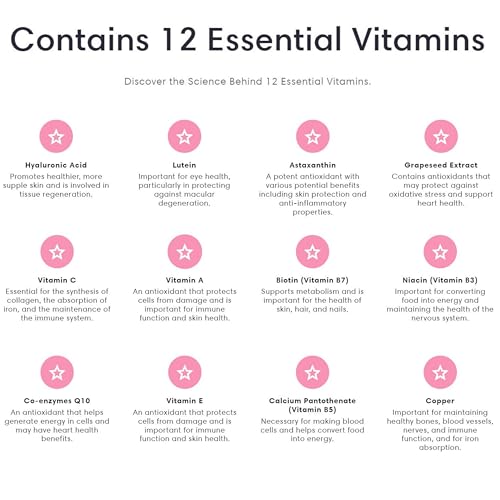 Re-Coll 1200mg Collagen Capsules - High Strength Supplement with Hyaluronic Acid - for Hair Skin Re-Coll Au supplements
