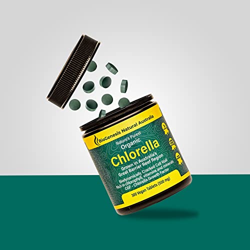 Biogenesis Organic Chlorella Tablets | Australian Grown | Chlorophyll-Rich Biogenesis Au supplements