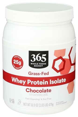 365 by Whole Foods Market, Chocolate Whey Protein Isolate, 16.9 Ounce 365 by Whole Foods Market Au supplements