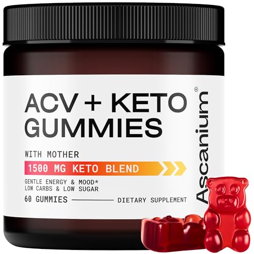Ascanium Keto ACV Gummies 1500mg - Low-Sugar & Low-Carbs Apple Ascanium Au supplements
