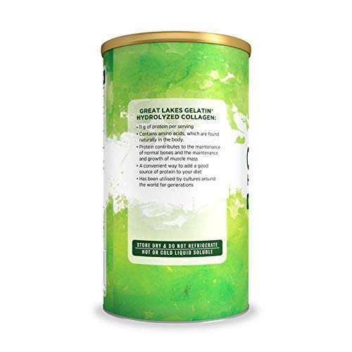 Great Lakes Gelatin Collagen Hydrolysate, Grass-Fed Bovine Hydrolysed Collagen Peptides Protein Great Lakes Gelatin Au supplements