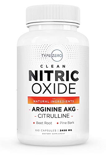 Type Zero Nitric Oxide 6X Booster, 150 Veggie Capsules - Natural Supplement - Beetroot Type Zero Au supplements