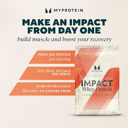 Myprotein Impact Whey Protein Blend, Vanilla, 2.2 lbs (40 Servings) Myprotein Au supplements