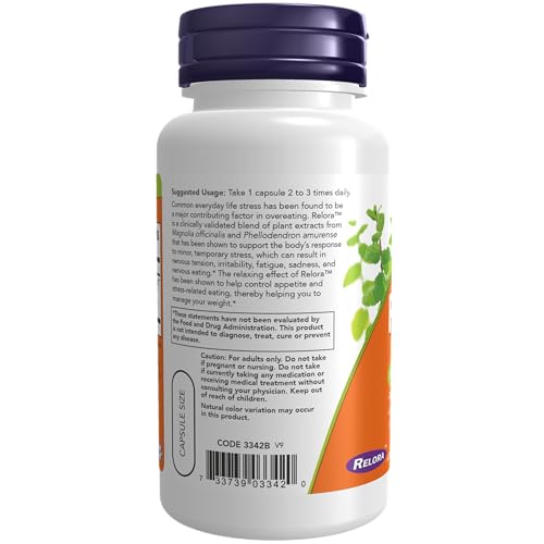 NOW Supplements, Relora 300 mg (a Blend of Plant Extracts from Magnolia officinalis NOW Au supplements