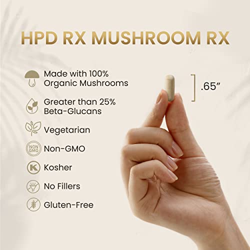 HPD Rx Mushroom Rx Organic Mushroom Extract Blend Max Immunity Dose, Lion’s Mane HPD Rx Au supplements
