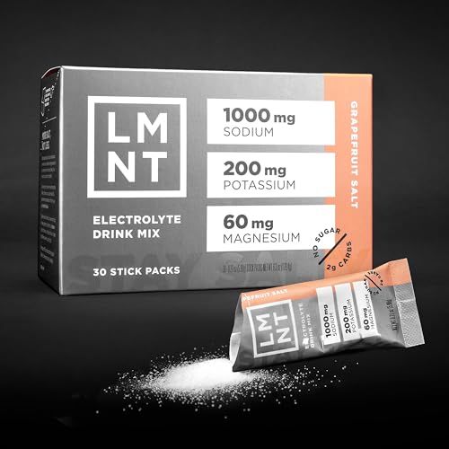 LMNT Zero-Sugar Electrolytes - Grapefruit Salt - Hydration Powder Packets | No Dodgy Drink LMNT Au supplements