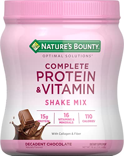 Nature's Bounty Complete Protein & Vitamin Shake Mix with Collagen & Fiber, Contains Vitamin C Nature's Bounty Au supplements