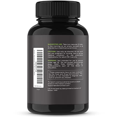 Green Tea Weight Loss Pills with Green Coffee Bean Extract | Belly Fat Burner, Metabolism Nobi Nutrition Au supplements