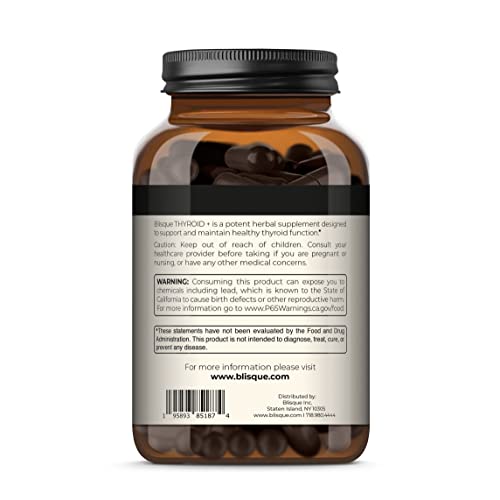 Blisque – Thyroid Support Supplement Complex for Healthy Metabolism and Increased Energy Blisque Au supplements