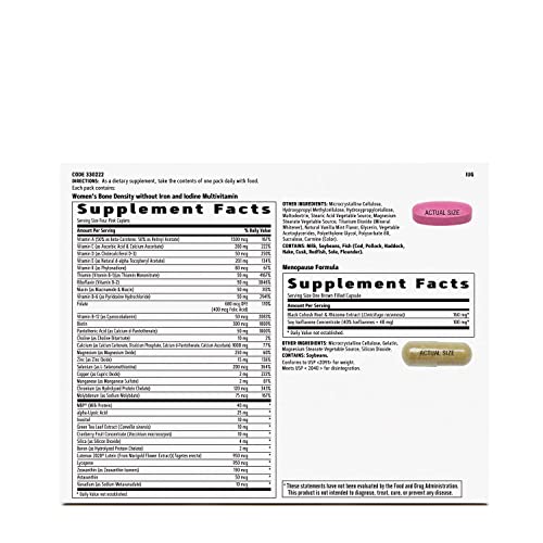 GNC GNC Women's Menopause Support Vitapak | Targeted for Hot Flashes & Bone Health GNC Au supplements