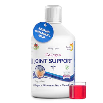 Swedish Nutra Joint Support Collagen - Pack of 500ml, 33 Day Supply | Berry Flavour | with Vitmain C & Glucosamine Swedish Nutra Au supplements