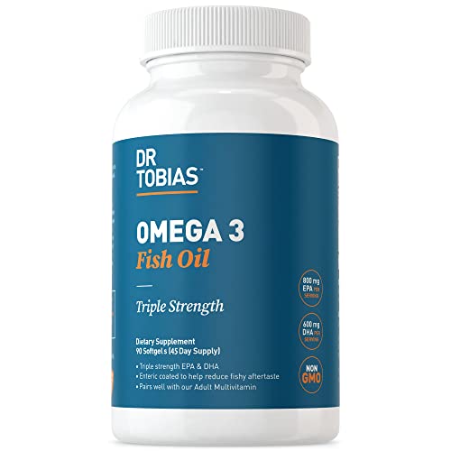 Dr. Tobias Omega 3 Fish Oil, 800 mg EPA 600 mg DHA Omega 3 Supplement for Heart Dr. Tobias Au supplements