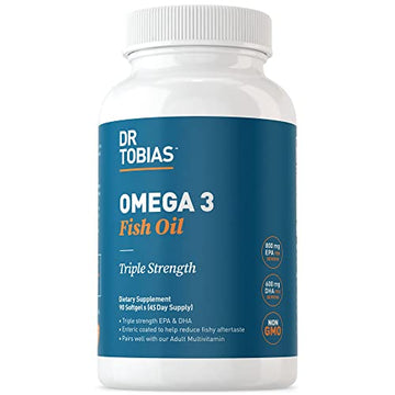 Dr. Tobias Omega 3 Fish Oil, 800 mg EPA 600 mg DHA Omega 3 Supplement for Heart Dr. Tobias Au supplements