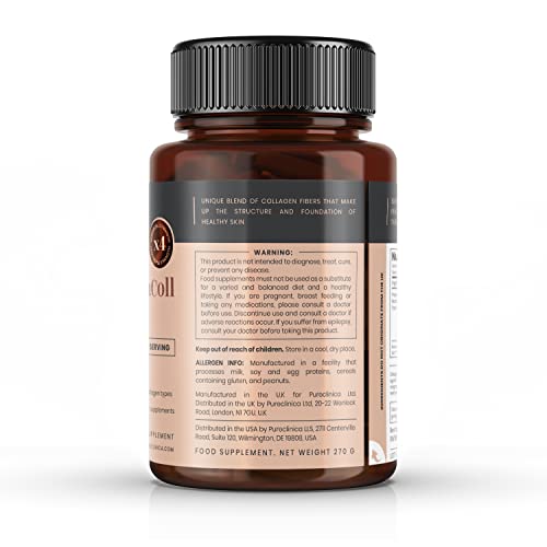 UltraColl Marine Collagen 1000mg x 180 tablets (6 months supply). The only patented anti-aging collagen types I, II, III, and VII. Pureclinica Au supplements