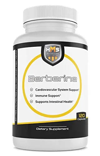 HMS Nutrition 550mg Berberine HCL from Berberis Aristata Root HMS Nutrition uk supplements