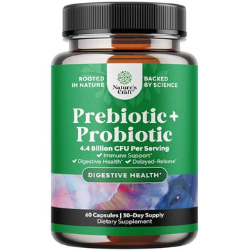 Prebiotics and Probiotics Gut Health Supplement - Super Potent Digestive Health Acidophil Natures Craft Au supplements