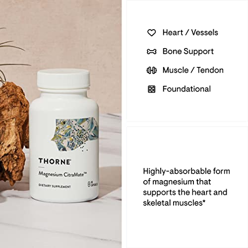 THORNE Magnesium CitraMate - Magnesium Supplement with Citrate-Malate - Support THORNE Au supplements