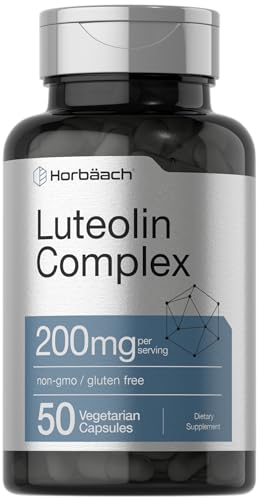Luteolin Complex with Rutin | 50 Capsules | Vegetarian, Non-GMO & Gluten Free Flavonoid Horbäach Au supplements