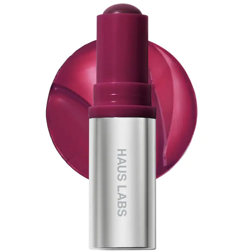 HAUS LABS BY LADY GAGA Color Fuse Lip + Cheek Blush Balm Stick in Glassy Acai & ENTEL Aloe Vera Sheet Masque (BONUS) HAUS LABS BY LADY GAGA Au supplements