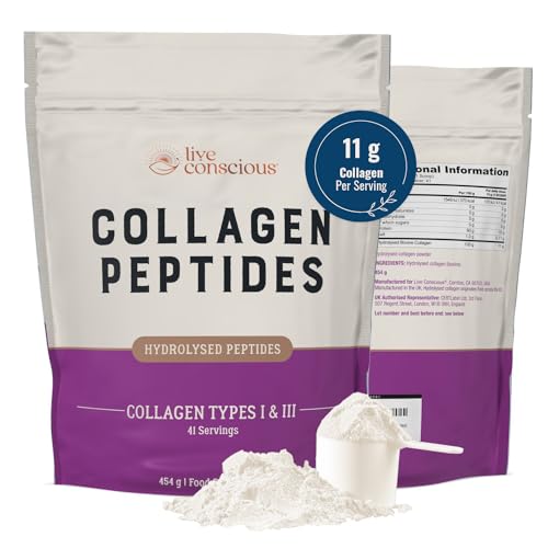 Collagen Peptides Powder - Grass-Fed Hydrolysed Collagen Powder Supplement Live Conscious Au supplements