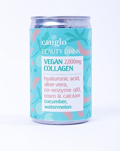 Eauglo- Cucumber & Watermelon Vegan Collagen Beauty Drink, Anti-Ageing & Radiant Skin EauGlo Au supplements