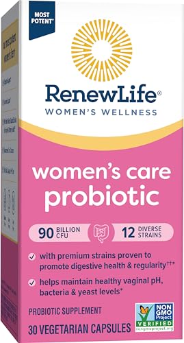 Renew Life Women's Probiotic Capsules, Supports Vaginal, Urinary, Digestive and Immune Renew Life Au supplements
