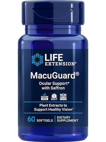Life Extension MacuGuard Ocular Support with Saffron – Eye Health Supp Life Extension Au supplements