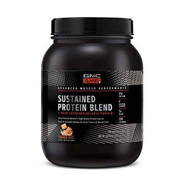 GNC AMP Sustained Protein Blend | Targeted Muscle Building and Exercise Formula GNC Au supplements