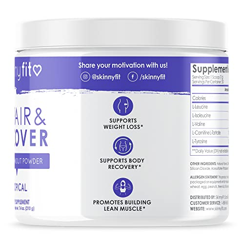 SkinnyFit Repair & Recover 30 Servings: BCAA Powder for Women, Branched Chain Amino SkinnyFit Au supplements