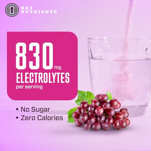 KEY NUTRIENTS Multivitamin Electrolytes Powder Packets - Fruity Grape 20 Pack KEY NUTRIENTS Au supplements