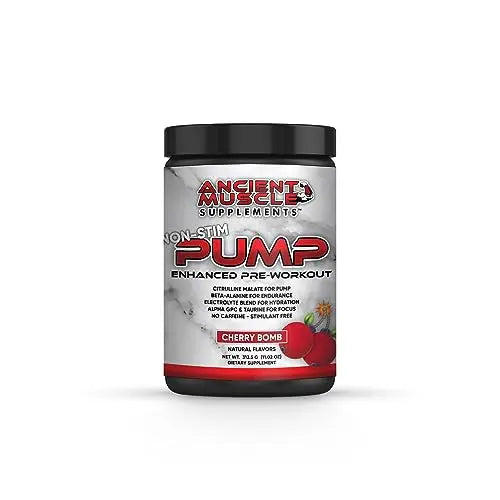 Ancient Muscle Pre Workout Stimulant-Free Pump Supplement - Citrulline Malate, Beta Alanine Ancient MuscleAU supplements