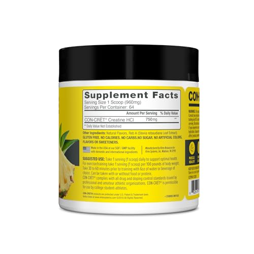 CON-CRET Creatine HCl Powder | Supports Muscle, Cognitive, and Immune Health ProMera Sports Au supplements