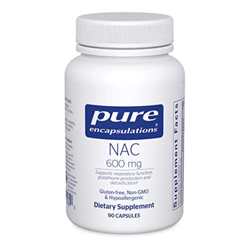 Pure Encapsulations NAC 600 mg - NAC Supplement for Lung Health & Immune Support Pure Encapsulations Au supplements