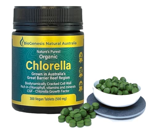 Biogenesis Organic Chlorella Tablets | Australian Grown | Chlorophyll-Rich Biogenesis Au supplements