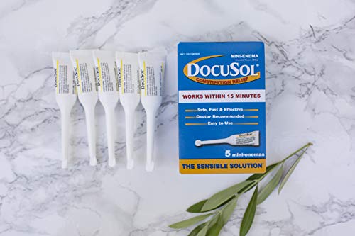 Docusol Docusate Sodium Mini Enema ml, Clear, 0.84 Fl Oz Enemeez Au supplements