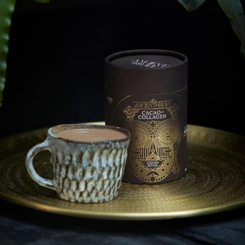 Ancient + Brave - Cacao + Collagen Powder 250g - Peruvian Raw Cacao Hot Chocolate with Grass-Fed Hydrolysed Bovine Collagen Ancient + Brave Au supplements