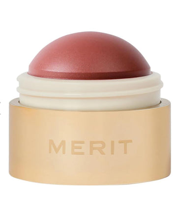 Merité Cheeky Cream Blush, Lightweight Buildable Color Balm with Vitamin E for Cheeks and Lips Flush Balm Cream Blush (0.31oz) (Cheeky - Cool Pink) Generic Au supplements