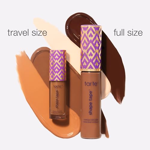 tarte Shape Tape Concealer – Full-Coverage Creaseless Soft Matte Finish, Brightening Under-Eye & Face Makeup, 16hr Longwear, Vegan & Cruelty-Free, Full Size, 16N fair-Light Neutral tarte Au supplements