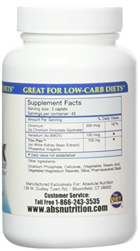 Absolute Nutrition CBlock Carb/Starch Blocker, 90 Caplets Absolute Nutrition Au supplements