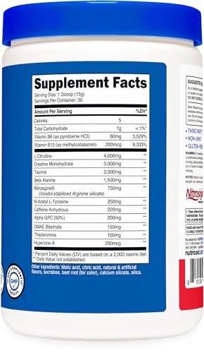 Nutricost Pre-C Pre-Workout Complex with Creatine (Fruit Punch | 30 Servings) Powder Nutricost Au supplements