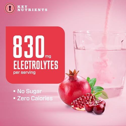 KEY NUTRIENTS Multivitamin Electrolytes Powder No Sugar - Sweet Cherry Pom Electroly KEY NUTRIENTS Au supplements