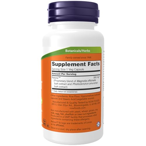 NOW Supplements, Relora 300 mg (a Blend of Plant Extracts from Magnolia officinalis NOW Au supplements