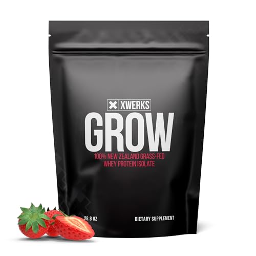Xwerks Grow 100% New Zealand Grass-Fed Whey Protein - 25g of Pure Isolate Protein Xwerks Au supplements