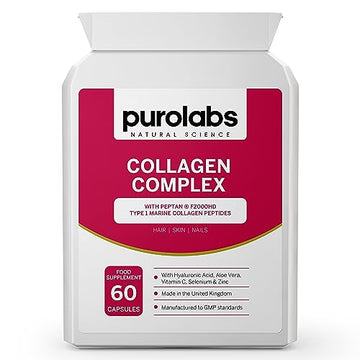 Marine Collagen Complex - Collagen Supplement for Women & Men - with Hyaluronic Acid & Vitamin C - High Strength Purolabs Au supplements