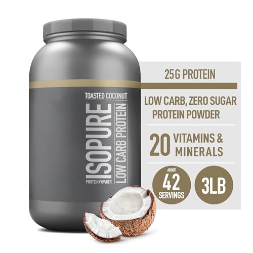 Isopure Protein Powder, Low Carb Whey Isolate with Vitamin C & Zinc for Immune Support Isopure Au supplements