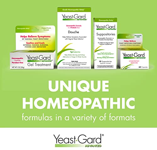 YeastGard Advanced Homeopathic Yeast Infection Vaginal Suppositories - 10 count Box Yeast-Gard Au supplements