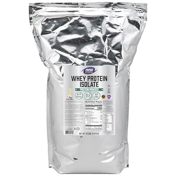 NOW Sports Nutrition, Whey Protein Isolate, 25 g With BCAAs, Creamy Vanilla Powder NOW Au supplements