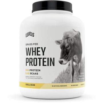 Levels Grass Fed 100% Whey Protein, No Hormones, Vanilla Bean, 5LB Levels Nutrition Au supplements