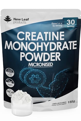 Creatine Monohydrate Powder 100% Pure Micronized Creatine - 150g Increased Absorption NEW LEAF PRODUCTS Au supplements